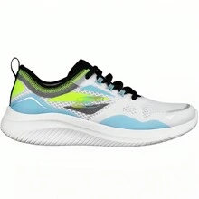 Skechers Zapatillas deportivas casuales transpirables y ligeras de malla para mujer