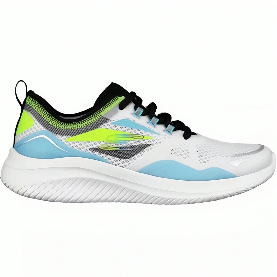 Skechers Zapatillas deportivas casuales transpirables y ligeras de malla para mujer