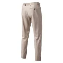 3 PiecesMen Business Slim Fit Shawl Lapel One-Button Blazer Suit With Matching Vest And Pant Groom's Wedding Dress And The Best Man's Dress Suit - Beige - View 8