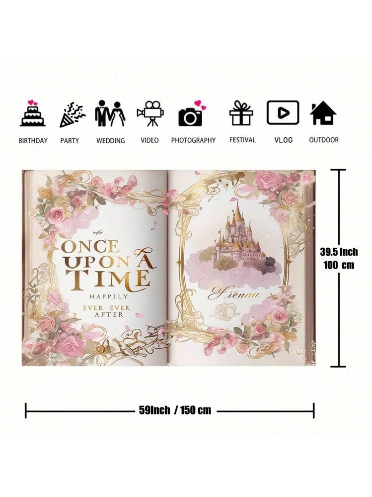 Ventagli Di Carta A Fiore Per Decorazioni Feste - Set Da 9, Color Rosa