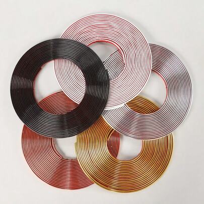 10 米/卷 PVC 自粘填缝条，墙壁、门、窗、家具边缘护角，墙纸边缘装饰边，汽车内饰镀铬饰条