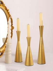 3pcs Metal Candle Holder - Black - View 5