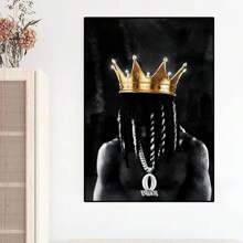 1 pezzo di poster e quadro d'arte da parete, senza cornice, con stampa e dipinto famoso di rapper, adatto per camere da letto e soggiorni di stile pop - Multicolore - Visualizzare 17