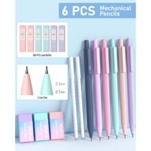 Nicpro Aesthetic Book Annotation 57 PCS Kit With Pen Case, 12 Dual Highlighters, 6 Mechanical Pencil, 5 Gel Pens, 2 Markers 1200PCS Transparent Sticky Notes And Tabs For Bible Study Student Stationary, Back To School - 多種顏色 - 查看 6