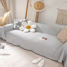 1-Pack Sofa Cover/Wrapper, Solid Color Non-Slip Sofa Cover, Living Room Furniture Decorative Tapestry, Knitted Universal Home Furnishings, Sofa Cover, Full Coverage Fabric, Yarn, Camping Blanket, Sofa Cushion Cover, All-Season Sofa Cover, Nordic Style Sofa Cover, Full Coverage Sofa Cushion Cover, - Multicolor - View 13