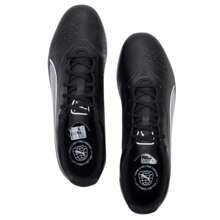 Puma KING MATCH MG Football Shoes, Spikes Soccer Shoes Low-Cut Athletic Shoes For Youth, Adult, Students - Black-puma White - View 4