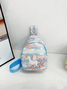 1PC Nhiều loại túi đeo ngực có in nơ, túi đeo chéo màu đen, khóa kéo, thích hợp để cất giữ hàng ngày, du lịch và vui chơi, quà tặng trở lại trường vào đầu mùa tựu trường, túi đeo chéo dung tích lớn. Hướng khóa kéo ngẫu nhiên - Nhiều màu - Xem 17