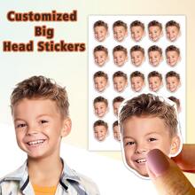 [Custom] Personalized Face Stickers - Customized Portrait Stickers | Waterproof PVC | Creative Daily Photo Giftback To School Winter Gift Ideas Boy Girl Valentine's Day - Face Stickers - View 1