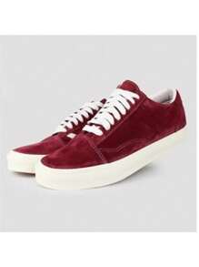 Unisex Skate Shoes For Men And Women Promotion - Maroon - View 1