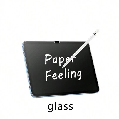1 pieza Protector de pantalla de vidrio templado con acabado mate y efecto papel compatible con iPad Air 8 (M4 2026), A16 (2025), Pro 11" (2024), Pro 13" (M4) 2024, 7/8/9th Gen (10.2"), Pro 12.9" 2021/2022, película de vidrio templado con efecto antihuellas