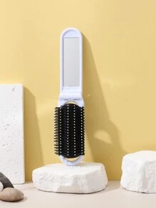 1 件便携式折叠梳子带气垫和镜子，折叠发刷带镜子，旅行发刷，便携式礼物轻巧小发刷，旅行口袋发梳，钱包和健身房化妆品收纳袋化妆收纳包迷你袋旅行小化妆盒配件化妆架刷包化妆容器化妆包旅行必需品女士配件旅行用品、发刷、梳子、美发工具、理发沙龙美发产品和配件美容旅行必需品、返校、旅行度假必需品、女士发饰、刷子、发刷、边刷、刷头发、发梳、梳头发、顺发刷、球刷、迷你发刷、发刷套装、木梳、发刷、刷子、梳子、光滑后刷、发刷、边刷、刷头发、发梳、发刷套装、梳头发、迷你发刷、顺发刷、发刷、头发、配件、美发产品、美发工具、美发用品护发、卷发刷、理发器、理发配件、美发设备