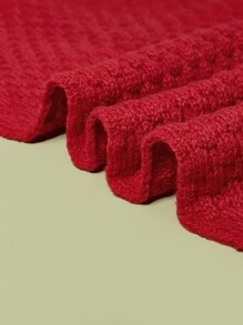 1pc Crianças Outono/Inverno Cachecol de Malha, Cachecol Padrão Girassol Com Abertura, Confortável, Durável, Quente, Adequado para Presentes de Natal