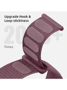 兼容 表带盒 男女款时尚运动柔软透气魔术自粘尼龙表带 + 磨砂纹理防摔防刮 PC 和钢化玻璃保护膜一体式表壳 兼容 40/41/42/44/45/46/49mm 替换表带盒 兼容 Series Ultra/11/10/9/8/7/6/5/4/Se 表带盒 可水洗表带 触摸感应表壳 - 煙紫色錶帶+玫瑰粉殼 - 查看 6