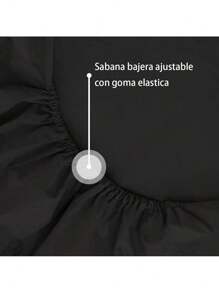Sabana Bajera Ajustable De 50% Algodón 50% Poliéster Extra Suaves With Bolsillos Profundos Y Ajuste Fácil - người da đen sâu sắc - Xem 6