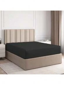 Sabana Bajera Ajustable De 50% Algodón 50% Poliéster Extra Suaves With Bolsillos Profundos Y Ajuste Fácil - người da đen sâu sắc - Xem 2