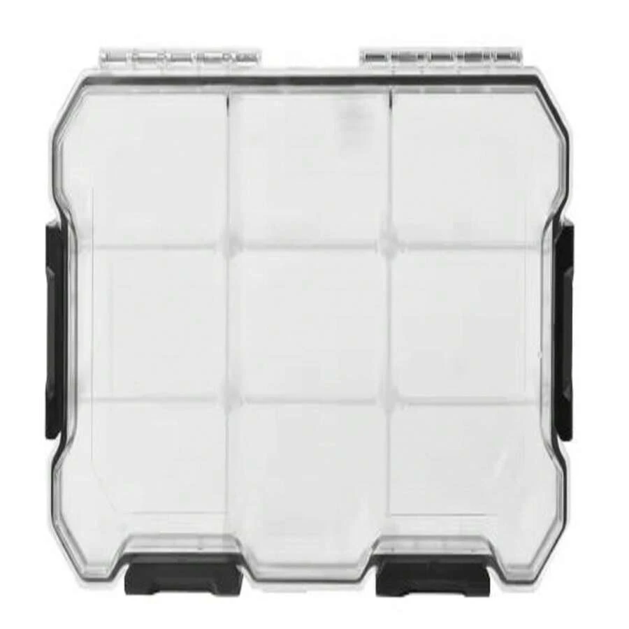 Husky Build-Out 12 In. Modular Tool Storage Waterproof Storage Bin, Heavy Duty Organizer, Stackable, Garage Storage, New Year Organization Solution, Seasonal Home Improvement - White - View 1