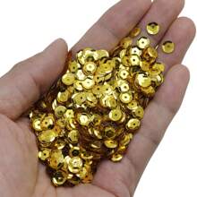 1400 sztuk Mieszane kolory cekinów 6 mm okrągłe luźne cekiny z PVC do rękodzieła, szycia, akcesoriów do majsterkowania, dekoracji odzieży, ślubu, uroczystości bożonarodzeniowych