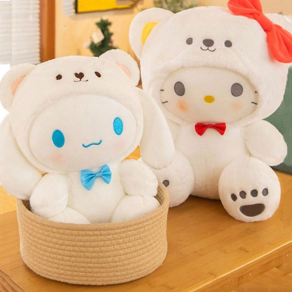 Sanrio Anime Plush Toy Doll, Cartoon Stuffed Animal Figure Pillow Toy Kawaii Doll Collection For Christmas Birthday For Fans