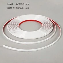 10 متر/لفة شريط PVC لاصق ذاتي للحواف الضيقة للجدران والأبواب والنوافذ والأثاث، حافة ورق الحائط الزخرفية، تشطيب داخلي للسيارة ذات نهاية كروم - متعدد الألوان - مشاهدة 13