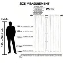 2片装定制窗帘，DIY定制窗帘，适用于家居装饰、婚礼礼物、生日礼物、周年纪念礼物、宠物、名人印花窗帘、家居窗户装饰、美国国旗背景人物定制装饰窗帘 - 彩色 - 查看 5