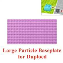 1pc 51cm*25.5cm Large Building Block Base Plate, Multiple Color Options, Compatible With All Large Building Blocks, Perfect Holiday Gift