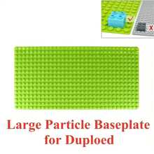1pc 51cm*25.5cm Large Building Block Base Plate, Multiple Color Options, Compatible With All Large Building Blocks, Perfect Holiday Gift