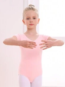 E.DANCE Collant de balé de manga comprida para meninas adolescentes, roupa de dança tumbling