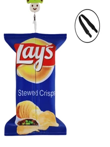 1 件创意薯片形纸巾盒、布艺纸巾架、壁挂式餐巾纸分配器，适用于客厅、餐厅、卧室 - 彩色 - 查看 29