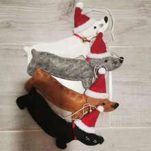 Christmas Decoration, Cute Cartoon Dachshund Dog Ornaments For Christmas Tree
