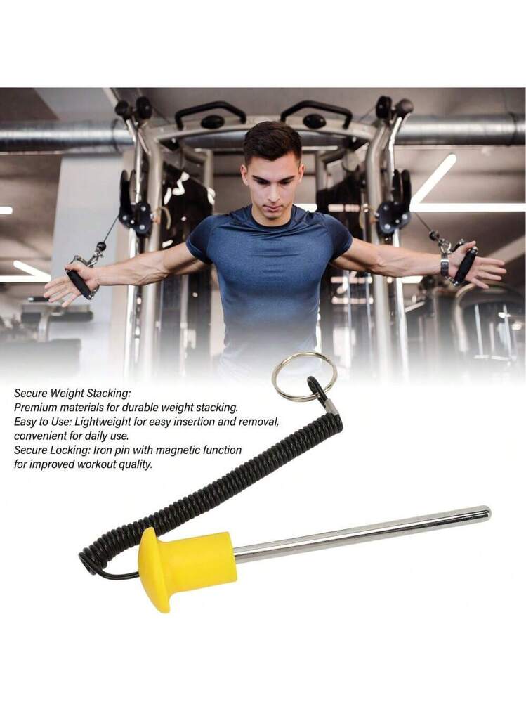 Gym Weight Stack Pin Selector Lock Pin Magnetic 8mm Diameter With