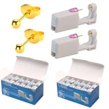 1PC Disposable Ear Piercing Gun With Built-In Earrings Stud-Safety Self Ear Piercing Device - Second Generation Ear Piercer_50 Pieces - View 19