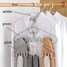 10pcs Wavy Clothes Hangers, [Random Color], Bedroom Accessory, Laundry Organization, Space-Saving Tank Top & Bra Hangers, Closet Organization, Wardrobe Organization And Storage, Home Organization And Storage Supplies