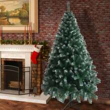 Christmas Tree With 6 Feet Iron Legs, White PVC, 650 Branches