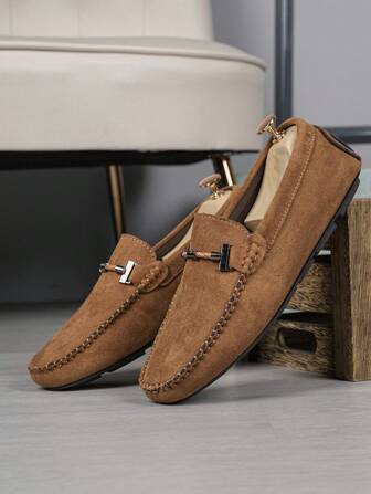Zapatos casuales para hombres, mocasines deportivos cómodos y transpirables de suela blanda, calzado casual de negocios de alta gama con diseño slip-on para conducir, ideales para primavera/verano