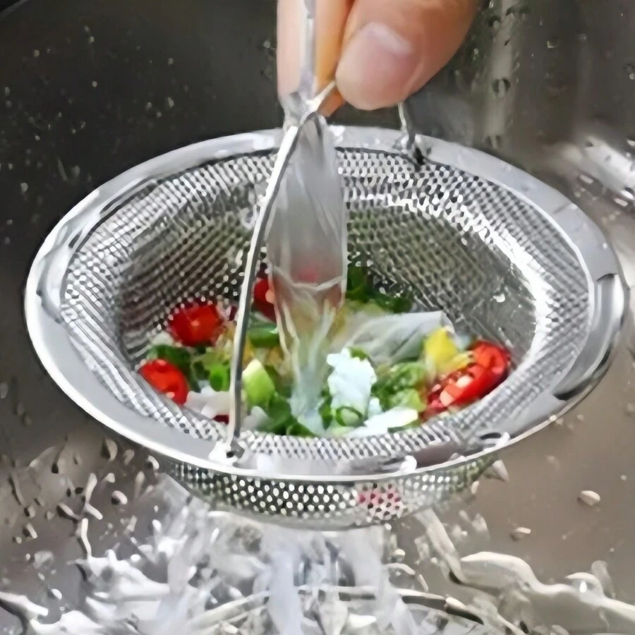 1 件装不锈钢浴缸排水毛发过滤器，带手柄，适用于厨房和浴室的水槽排水过滤器，请仔细检查规格和形状