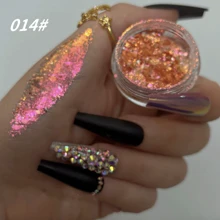 0.5g/件全息闪光指甲亮粉，时尚美甲 DIY 装饰，适合初学者和美甲沙龙 - 彩色 - 查看 31