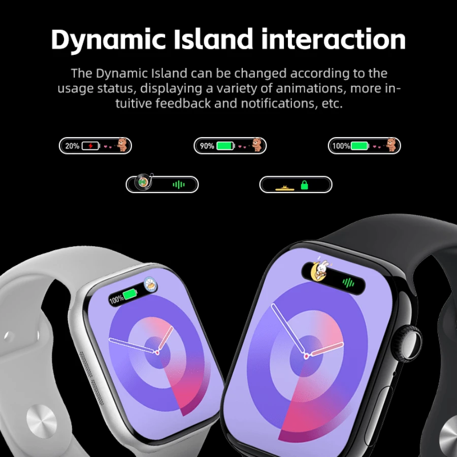 DIONA S3 MINI Smartwatch Zilver Zwarte Vierkante Wijzerplaat Ondersteunt Bericht V1.1 Zoeken