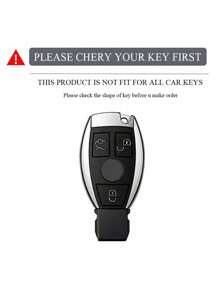 1 Bộ Móc Khóa Gấu Dễ Thương Bling Bling Trắng/Hồng/Dễ Thương Unisex, Móc Chìa Khóa Xe Hơi Cao Cấp Thanh Lịch + Vỏ Chìa Khóa Xe Chống Rơi Màu Trắng Bạc/Hồng/Đen Bạc/Trắng Vàng + Vỏ Chìa Khóa Xe Ô Tô TPU Có Thể Sử Dụng Cho Mercedes-Benz A B C E R GLS GLA GLK GLC CLS AMG W204 W205 W212 W463 W176 - Một cỡ - Xem 9