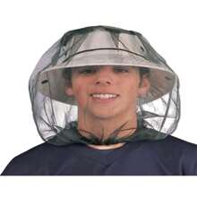 1pc Anti-Mosquito Net Hat, Outdoor Camping Fishing Cap