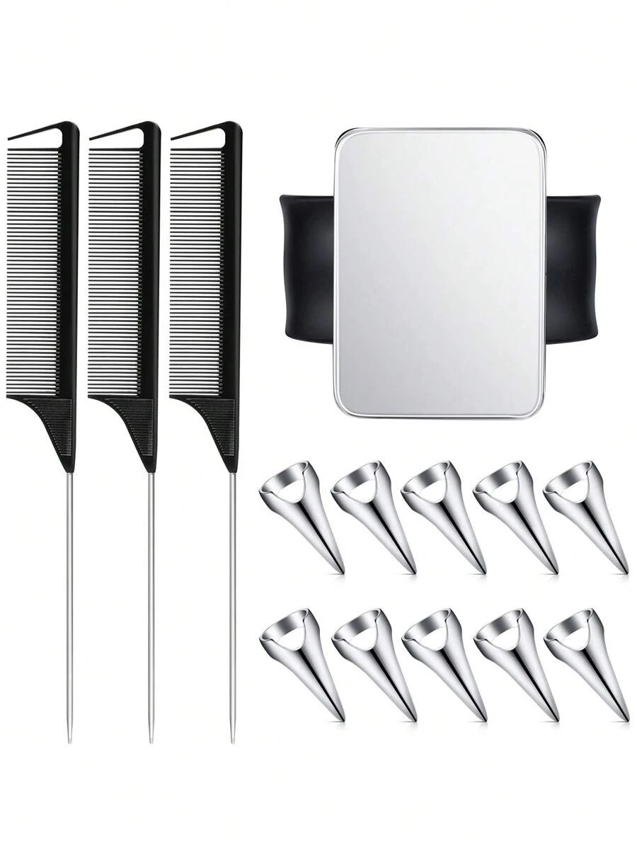 Set 10 Anelli Natalizi Regolabili Per Bambine - Regalo Calza Della Befana Con Scatola Albero