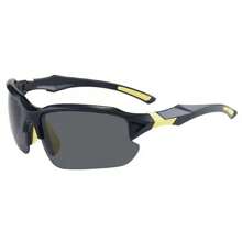 Gafas de sol deportivas y de moda polarizadas para hombres, para ciclismo, correr, pesca al aire libre, ligeras y con protección ocular casual para Halloween