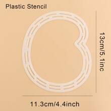 Big Size 0-9 Numbers Cutting Dies And Plastic Stencils Set For DIY Scrapbooking Album Card Making Decoration Paper Craft - Multicolor - View 24