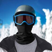 1 Pc Winter Warm Neck Gaiter, Elastic Fleece Material, Ear-Loop Design, Windproof & Cold-Proof, Soft & Comfortable, Unisex, Suitable For Skiing, Cycling, Snowmobiling