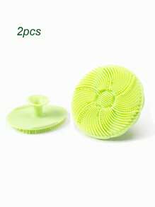 1pc/2pcs/4pcs Silicone Soft Comfortable Water Drop Face Cleaning Brush, Massaging Facial Pore Cleansing Device, Mini Silicone Lip Brush With Cap For Lip Makeup, Portable Travel Makeup Brush Set