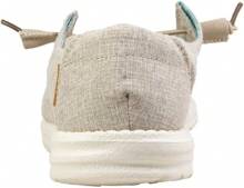 Women's Wendy Chambray Beige | Women's Shoes | Women's Lace Up Loafers | Comfortable & Light-Weight - Beige - View 5