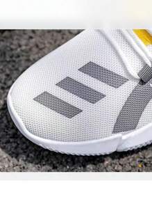 Men's Tennis Shoes/Travel Coconut Sneakers/Flying Woven Casual Running Shoes/Breathable Non-Slip - 白色 - 查看 3