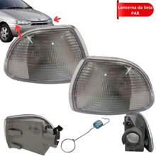Par De Pisca Cristal Lanterna Dianteira Palio 96 97 98 99 00