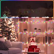 Star String Lights 40 LED 19.6FT, Star Fairy Lights Indoor Outdoor Star Twinkle Lights For Birthday Party Bedroom Wedding Home Classroom Decor Multicolor,Home Decor ,Room Decor,Wall Decor E-I-D - Multicolor - View 5