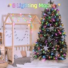 Star String Lights 40 LED 19.6FT, Star Fairy Lights Indoor Outdoor Star Twinkle Lights For Birthday Party Bedroom Wedding Home Classroom Decor Multicolor,Home Decor ,Room Decor,Wall Decor E-I-D - Multicolor - View 3