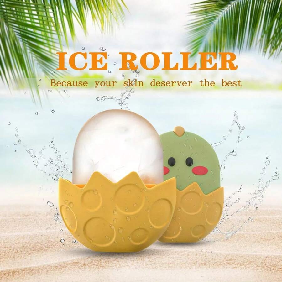 Ice Roller For Face Silicone Skin Care Beauty Lifting Contouring Ice Roller Facial Roller Reduce Acne Lovely Chicke Shape